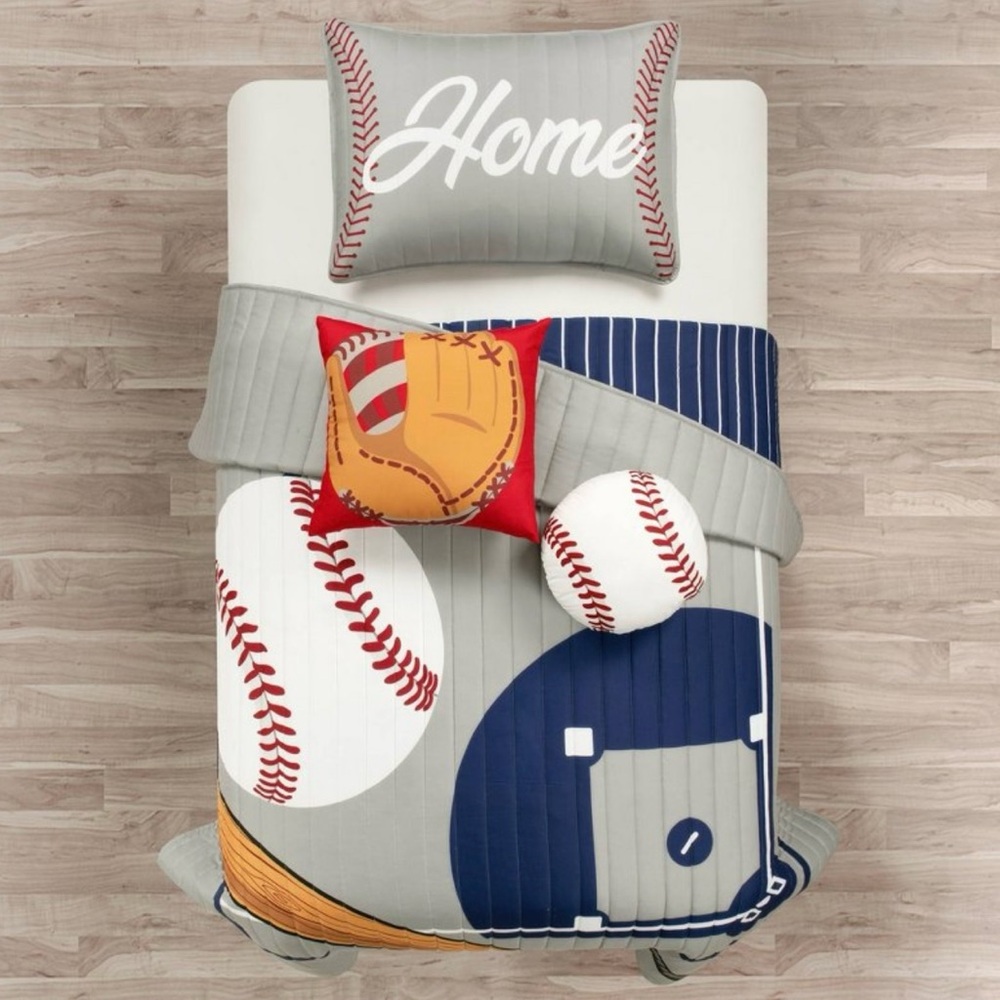 Baseball Themed Bedding Set